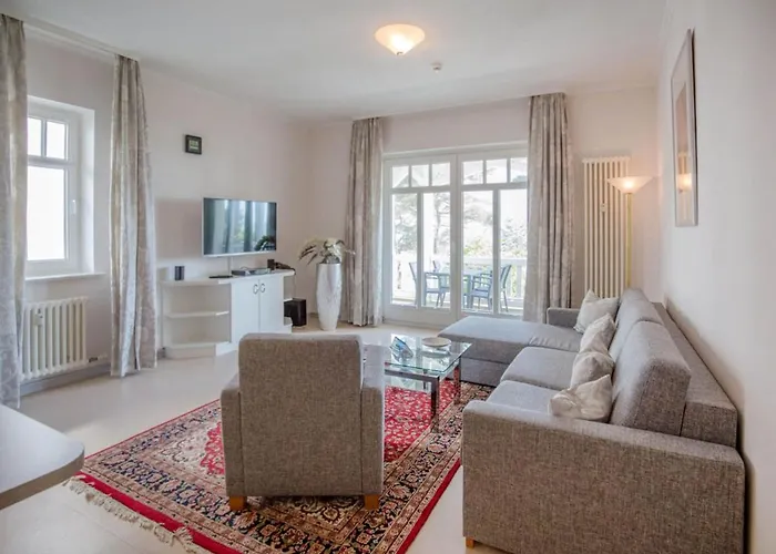 Strandvillen - Mit Meerblick, 1 Schlafzimmer Und Balkon Sv-759 * Binz